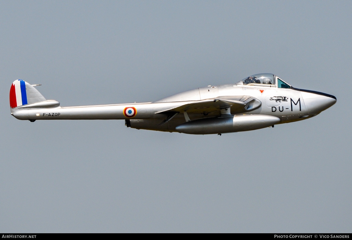 Aircraft Photo of F-AZOP | De Havilland D.H. 100 Vampire FB6 | France - Air Force | AirHistory.net #779078