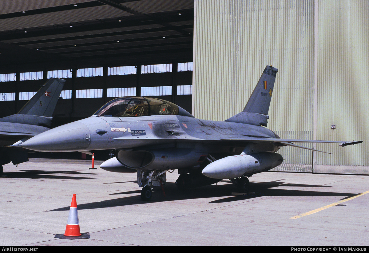 Aircraft Photo of FB-09 | General Dynamics F-16B Fighting Falcon | Belgium - Air Force | AirHistory.net #779129