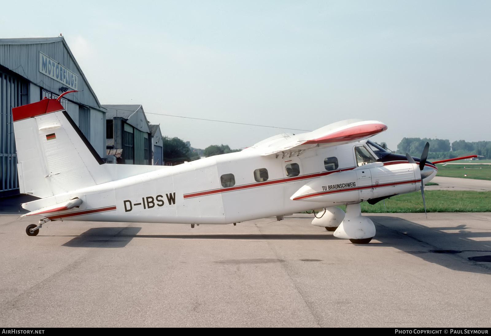 Aircraft Photo of D-IBSW | Dornier Do-28D-1 Skyservant | TU Braunschweig - Technische Universität Braunschweig | AirHistory.net #779144