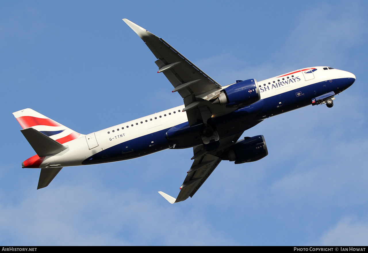 Aircraft Photo of G-TTNT | Airbus A320-251N | British Airways | AirHistory.net #779159