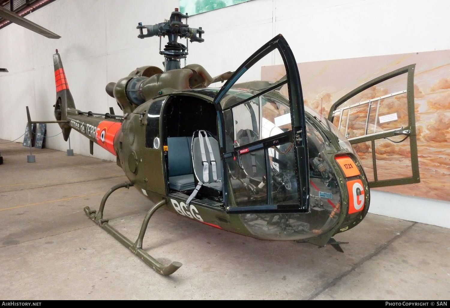 Aircraft Photo of 1721 | Aerospatiale SA-341F Gazelle | France - Army | AirHistory.net #779164