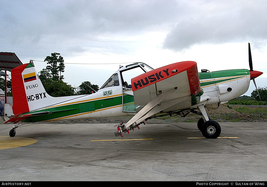 Aircraft Photo of HC-BYX | Cessna T188C Ag Husky | Megsareal | AirHistory.net #779197