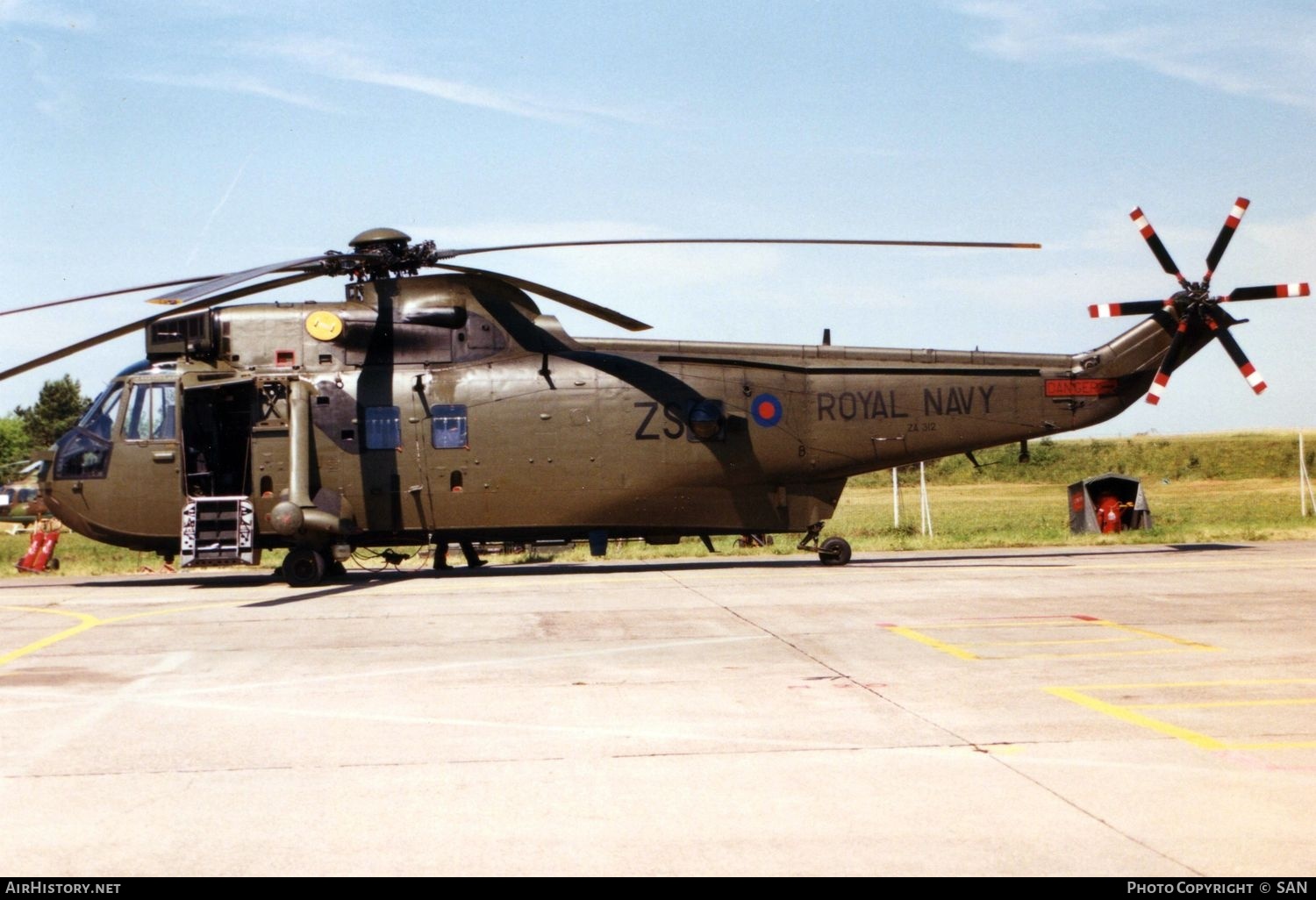 Aircraft Photo of ZA312 | Westland WS-61 Sea King HC4 | UK - Navy | AirHistory.net #779200