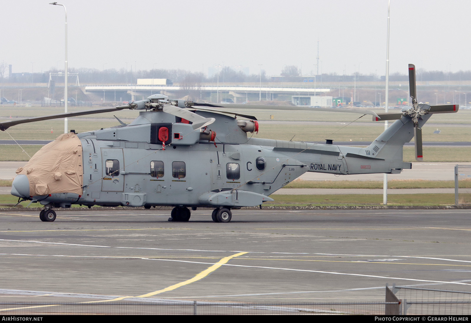 Aircraft Photo of ZJ119 | EHI EH101-411 Merlin HC4 | UK - Navy | AirHistory.net #779222