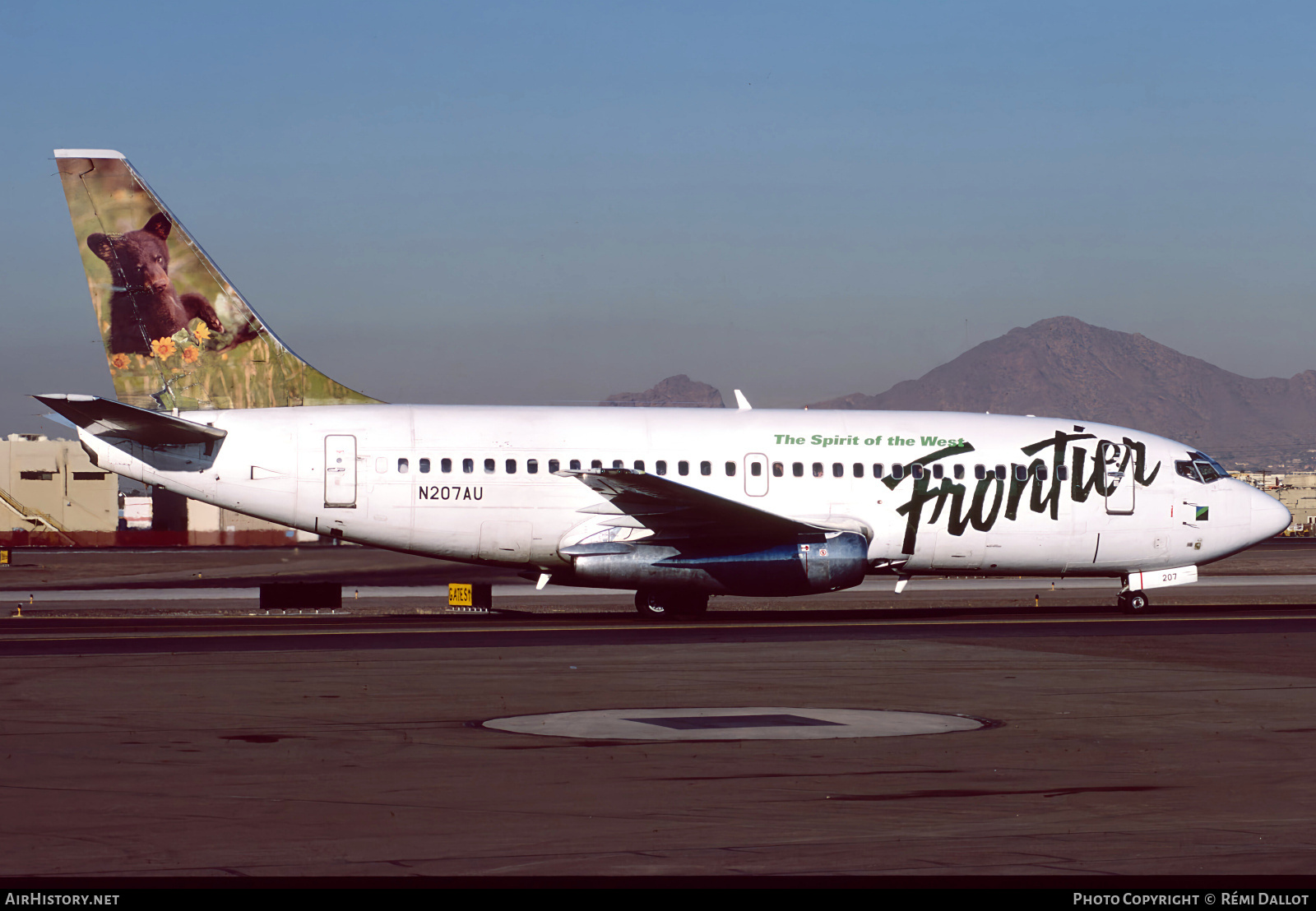 Aircraft Photo of N207AU | Boeing 737-201 | Frontier Airlines | AirHistory.net #779236