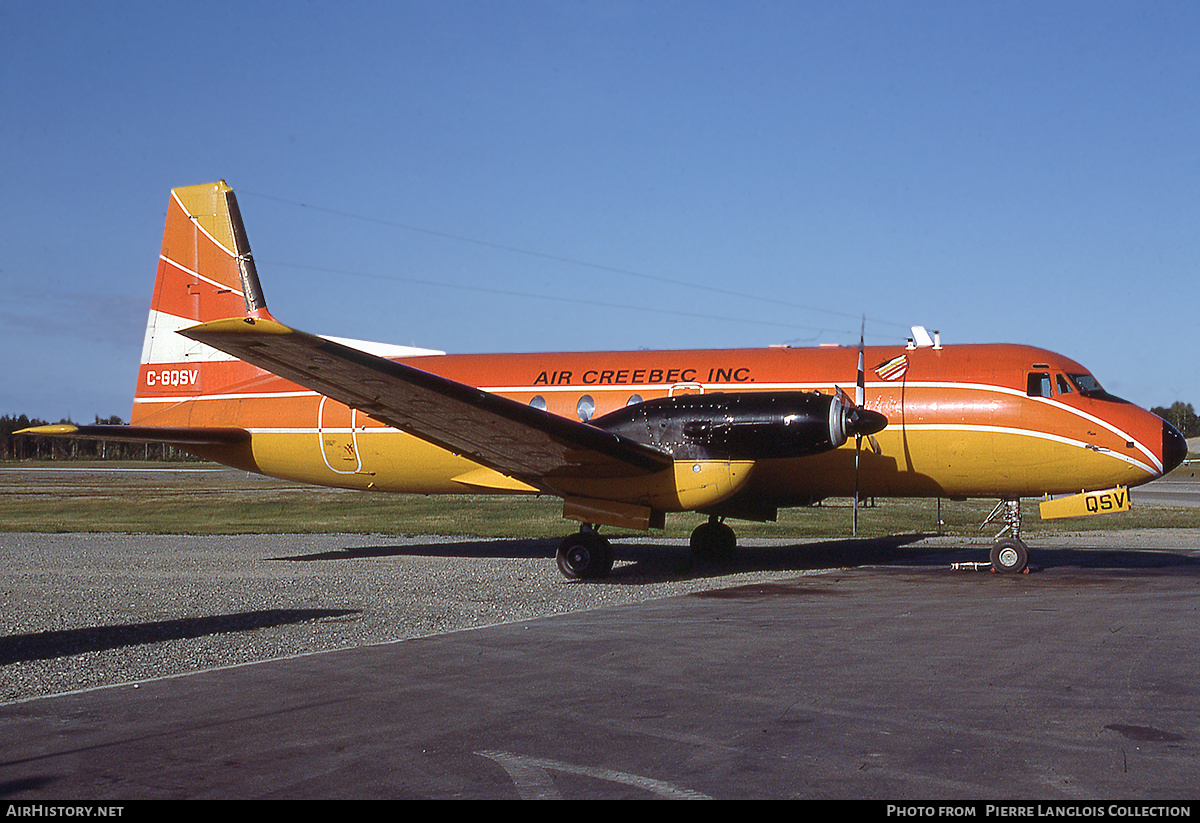 Aircraft Photo of C-GQSV | Hawker Siddeley HS-748 Srs2/234 | Air Creebec | AirHistory.net #779245