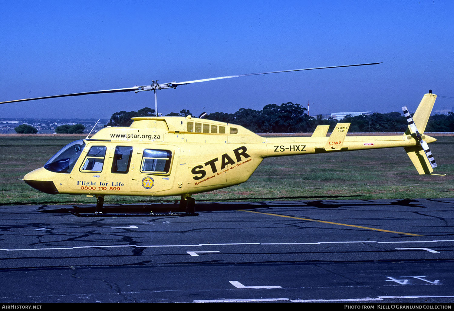Aircraft Photo of ZS-HXZ | Bell 206L-3 LongRanger III | STAR - Specialised Trauma Air Response | AirHistory.net #779265