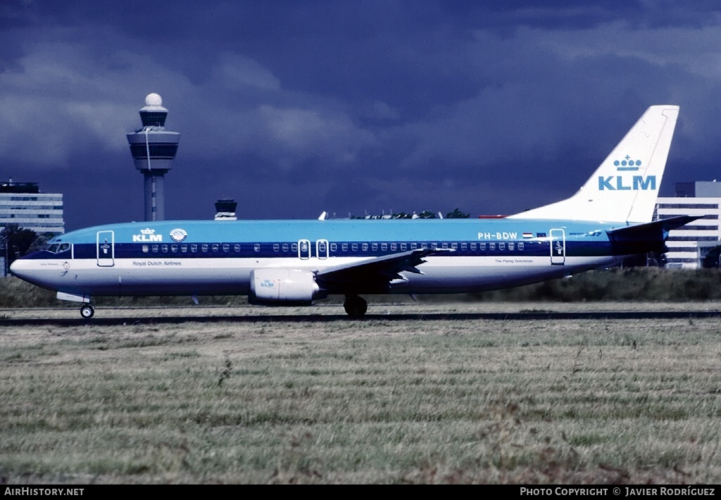 Aircraft Photo of PH-BDW | Boeing 737-406 | KLM - Royal Dutch Airlines | AirHistory.net #779292
