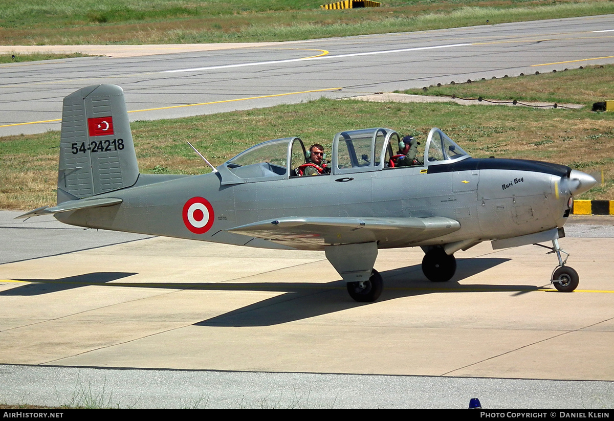 Aircraft Photo of 54-24218 | Beech T-34A Mentor | Turkey - Air Force | AirHistory.net #779314