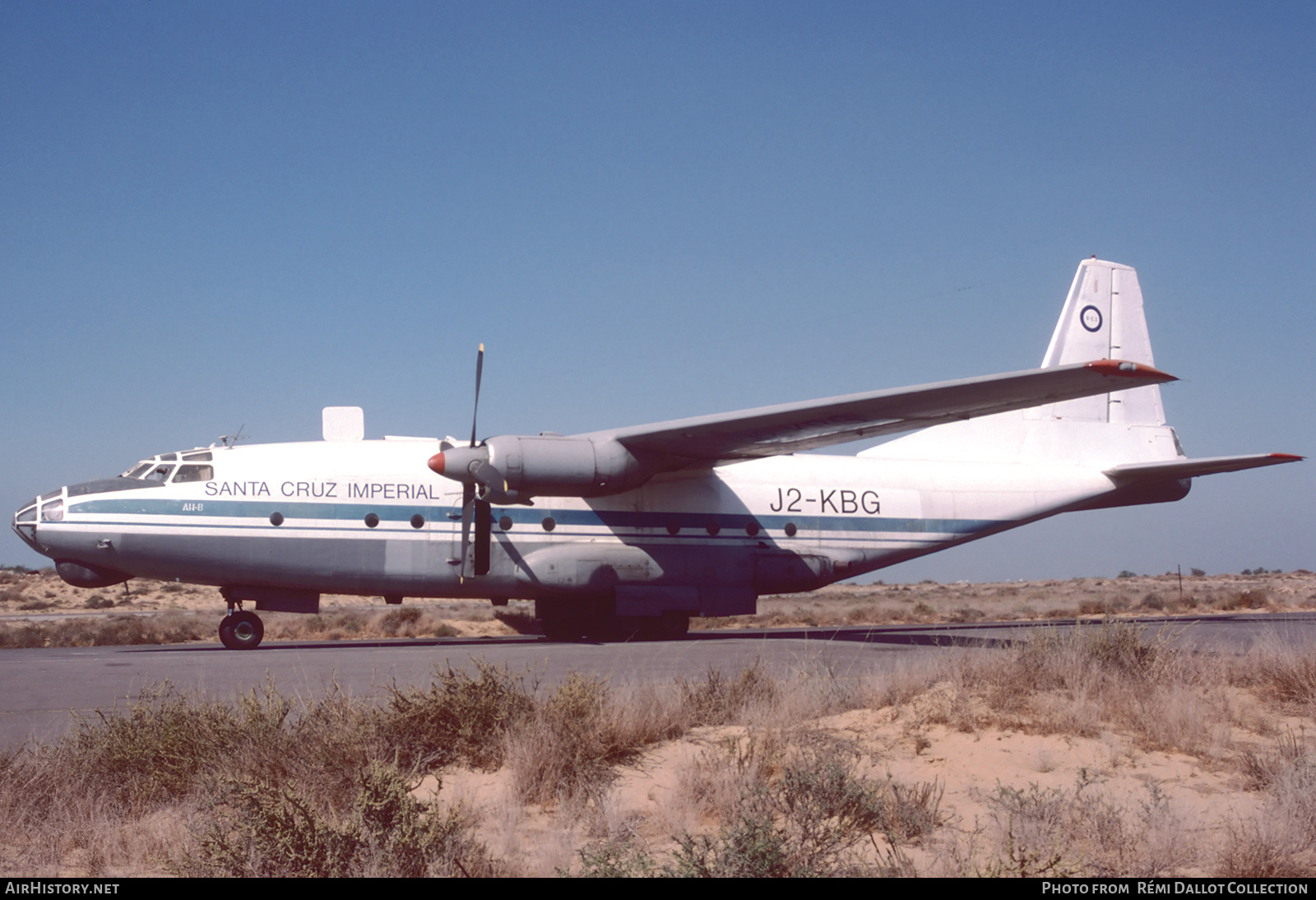Aircraft Photo of J2-KBG | Antonov An-8 | Santa Cruz Imperial - SCI | AirHistory.net #779339