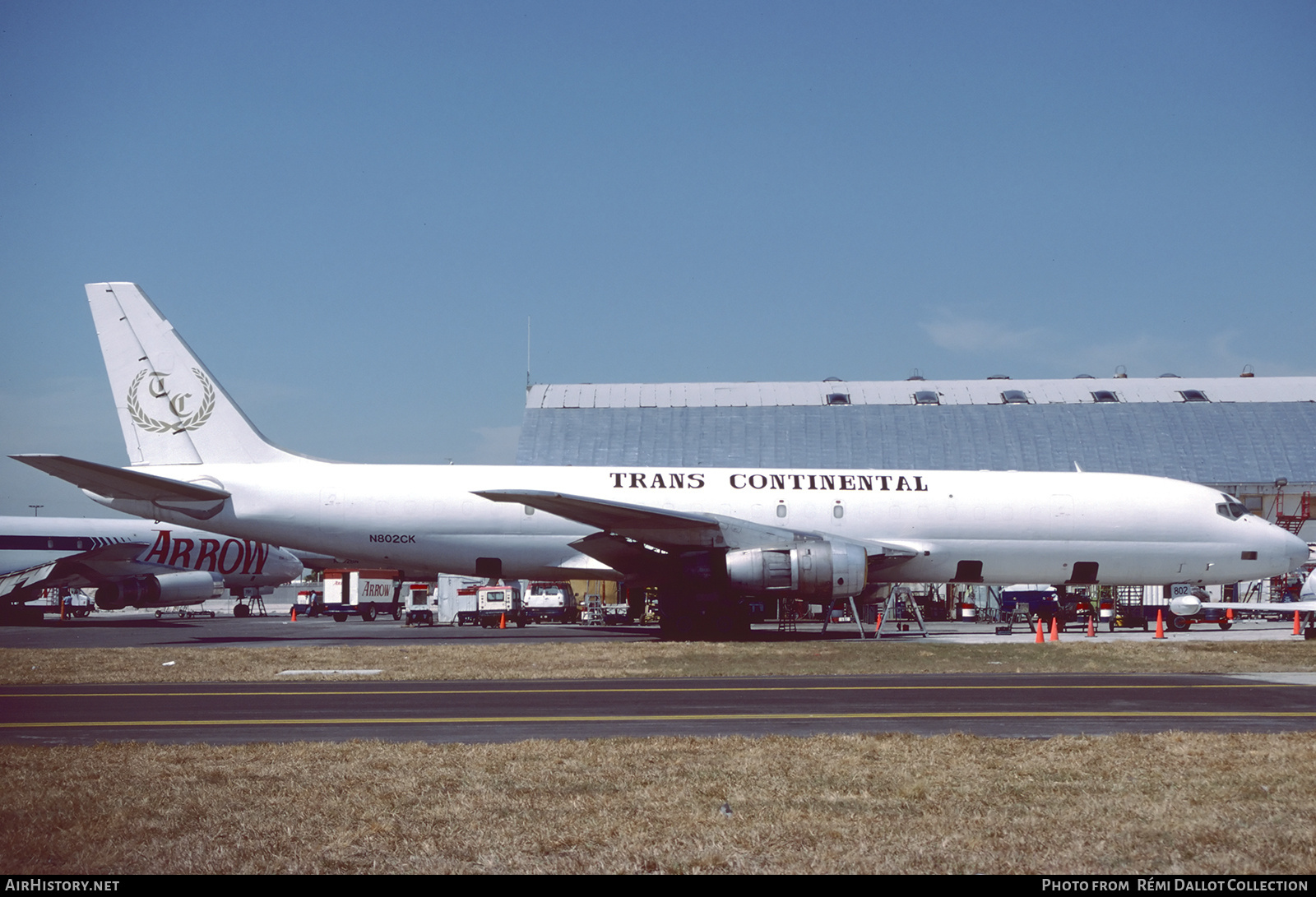 Aircraft Photo of N802CK | Douglas DC-8-54CF Jet Trader | Trans Continental Airlines | AirHistory.net #779340