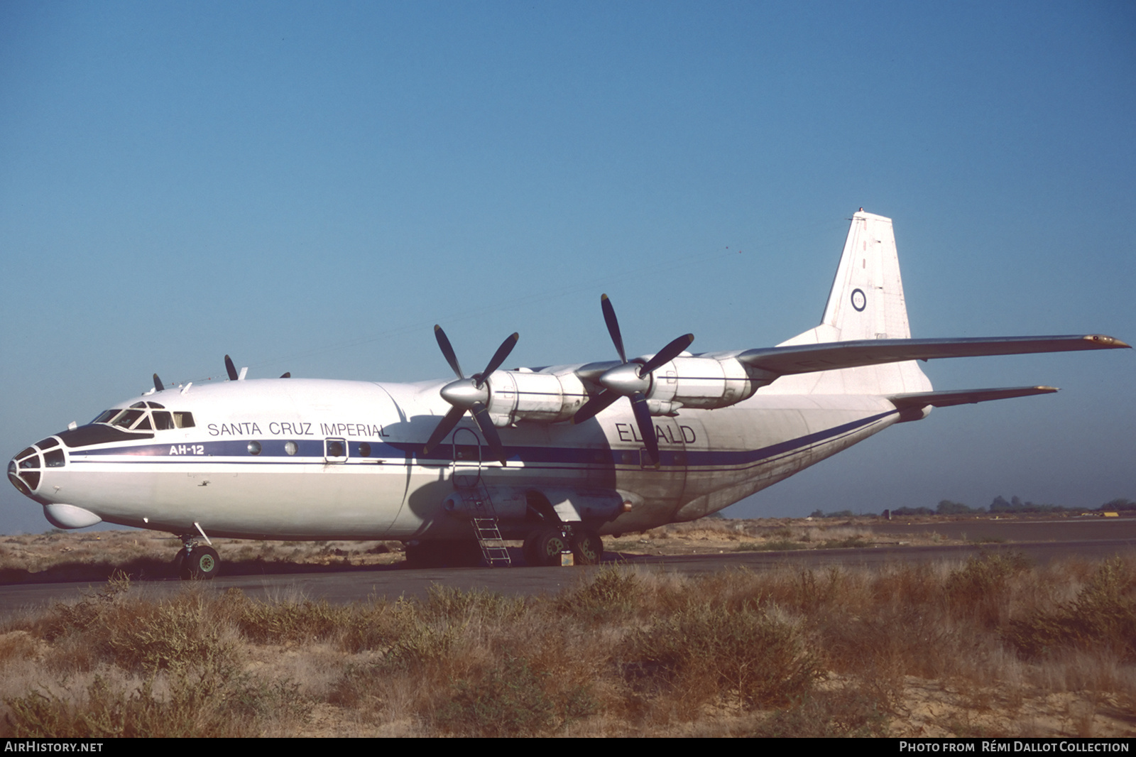 Aircraft Photo of EL-ALD | Antonov An-12B | Santa Cruz Imperial - SCI | AirHistory.net #779349