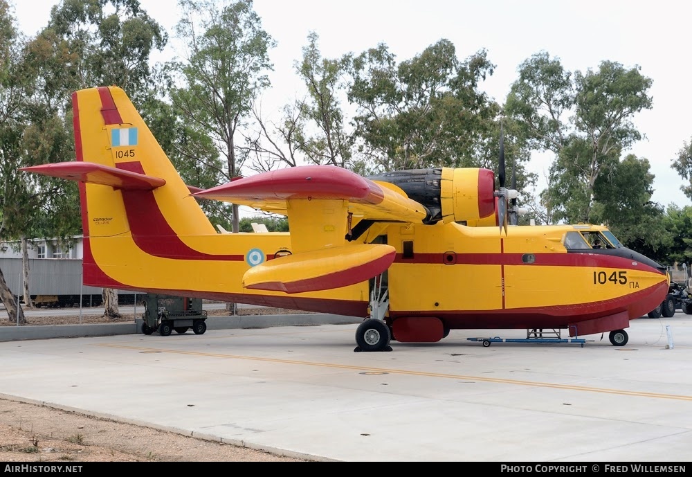 Aircraft Photo of 1045 | Canadair CL-215-II (CL-215-1A10) | Greece - Air Force | AirHistory.net #779381