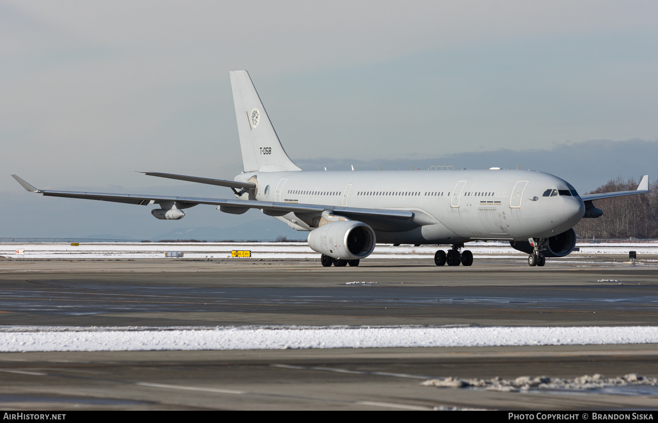 Aircraft Photo of T-058 | Airbus A330-243MRTT | Netherlands - Air Force | AirHistory.net #779401