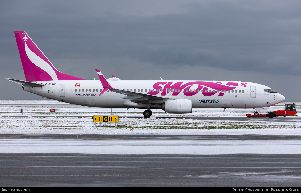 Aircraft Photo of C-FLBV | Boeing 737-8CT | Swoop | AirHistory.net #779413