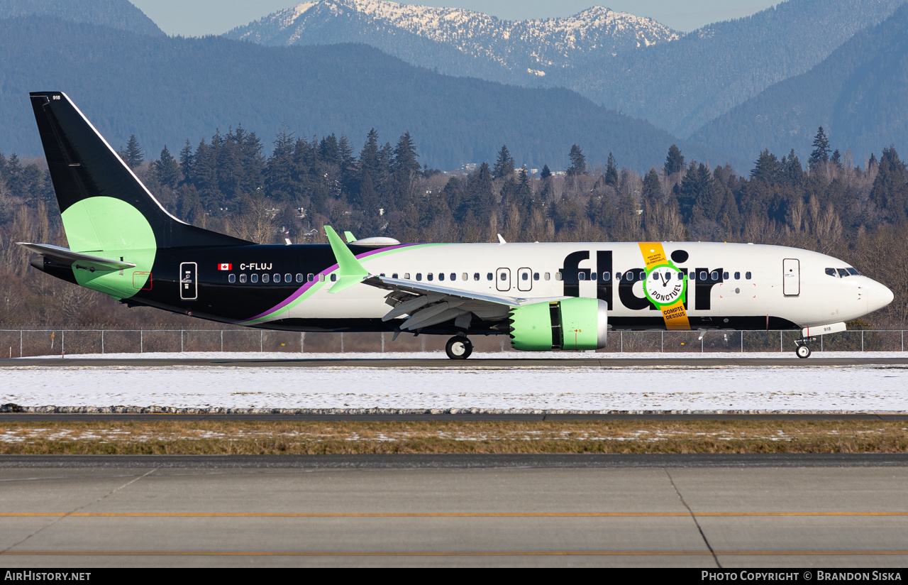 Aircraft Photo of C-FLUJ | Boeing 737-8 Max 8 | Flair Airlines | AirHistory.net #779416