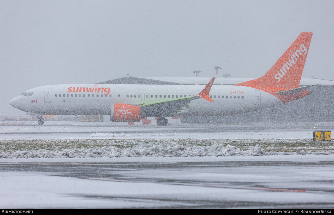 Aircraft Photo of C-FTXE | Boeing 737-8 Max 8 | Sunwing Airlines | AirHistory.net #779439