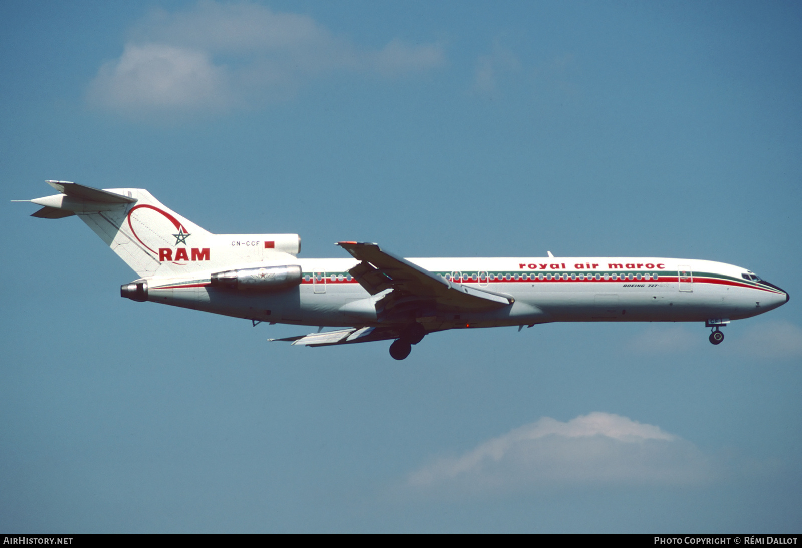 Aircraft Photo of CN-CCF | Boeing 727-2B6 | Royal Air Maroc - RAM | AirHistory.net #779489