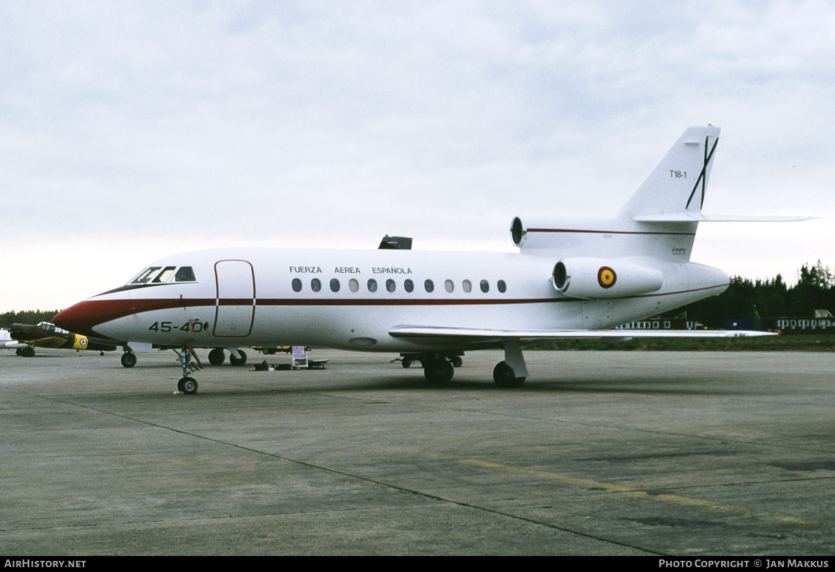 Aircraft Photo of T.18-1 | Dassault Falcon 900B | Spain - Air Force | AirHistory.net #779550