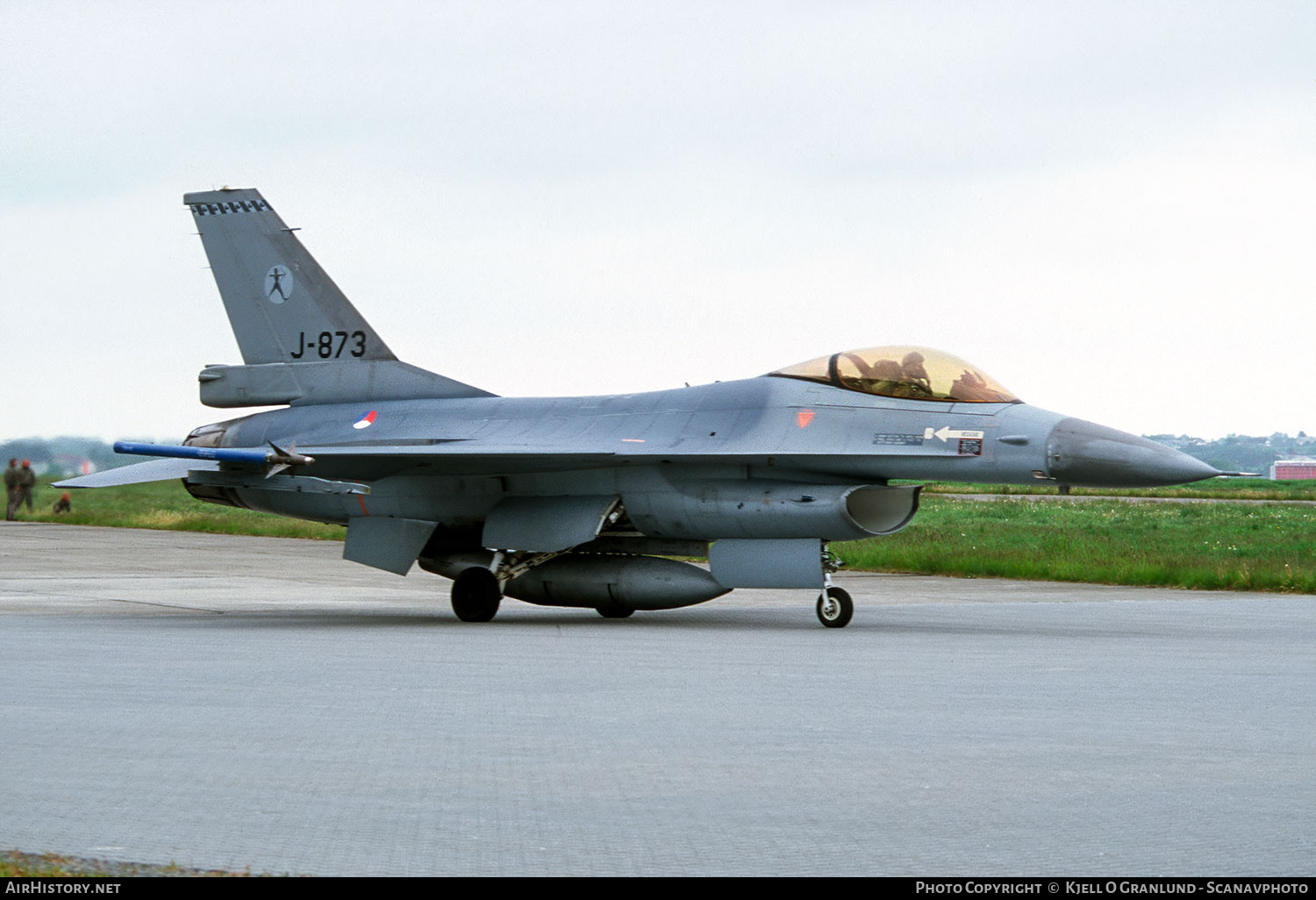Aircraft Photo of J-873 | General Dynamics F-16A Fighting Falcon | Netherlands - Air Force | AirHistory.net #779577