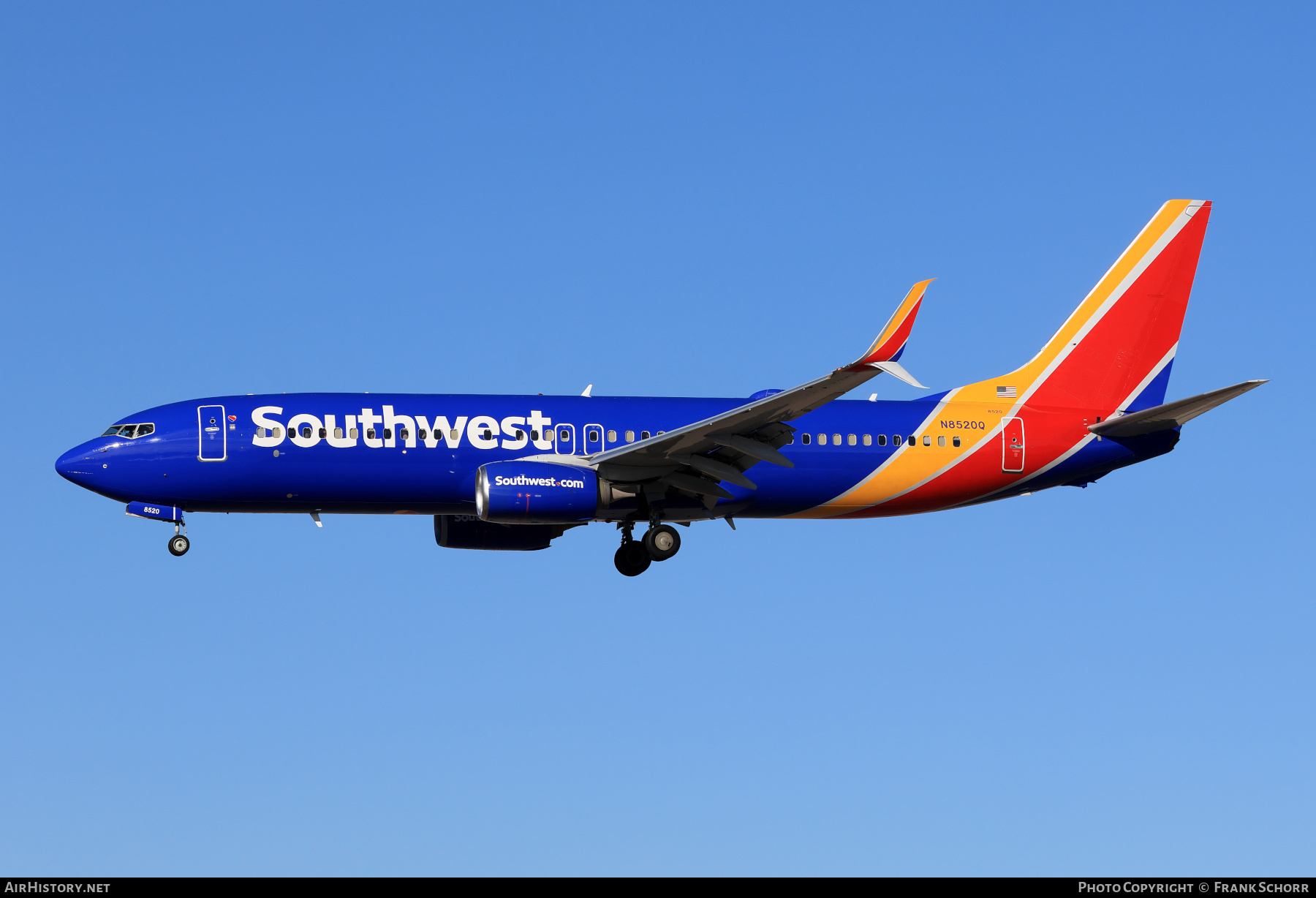 Aircraft Photo of N8520Q | Boeing 737-8H4 | Southwest Airlines | AirHistory.net #779580