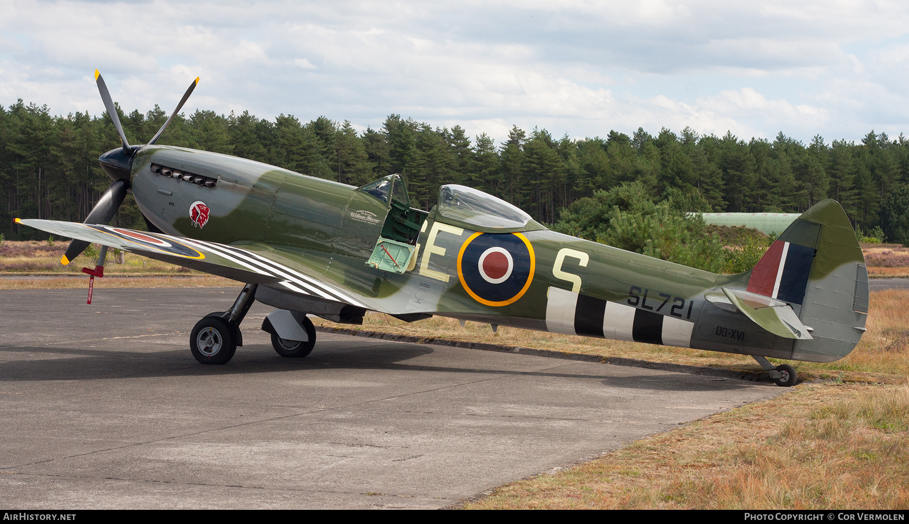 Aircraft Photo of OO-XVI / SL721 | Supermarine 361 Spitfire LF16E | UK - Air Force | AirHistory.net #779582