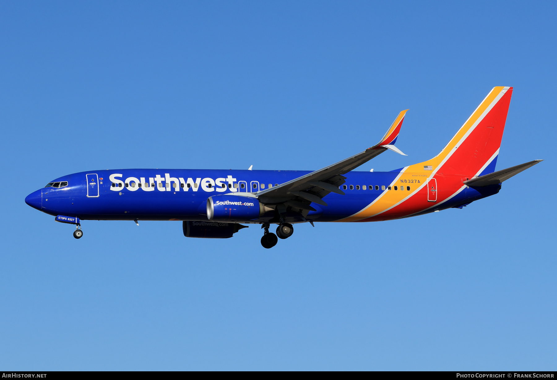 Aircraft Photo of N8327A | Boeing 737-8H4 | Southwest Airlines | AirHistory.net #779662