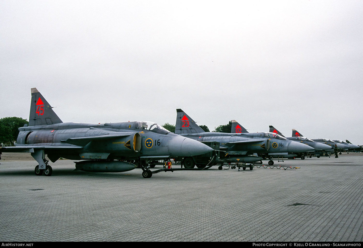 Aircraft Photo of 37445 | Saab JA37D Viggen | Sweden - Air Force | AirHistory.net #779663