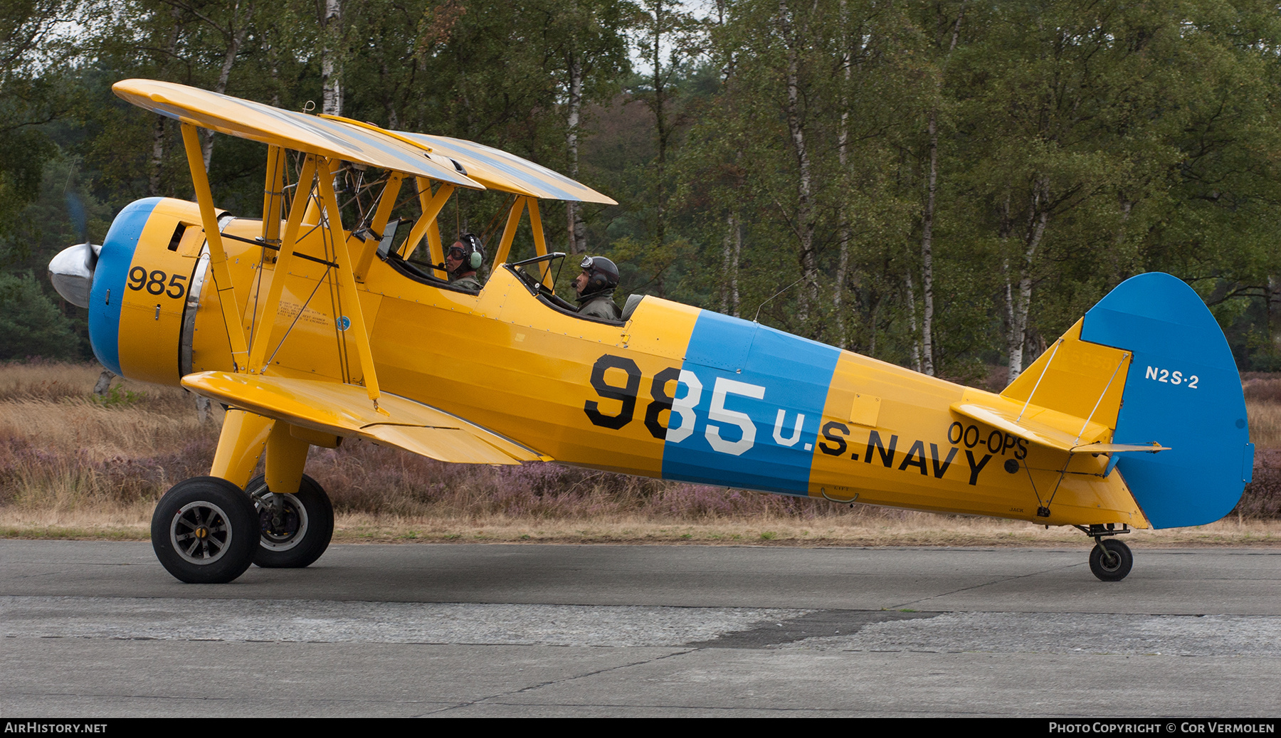 Aircraft Photo of OO-OPS | Stearman N2S-2 Kaydet (B75) | USA - Navy | AirHistory.net #779678