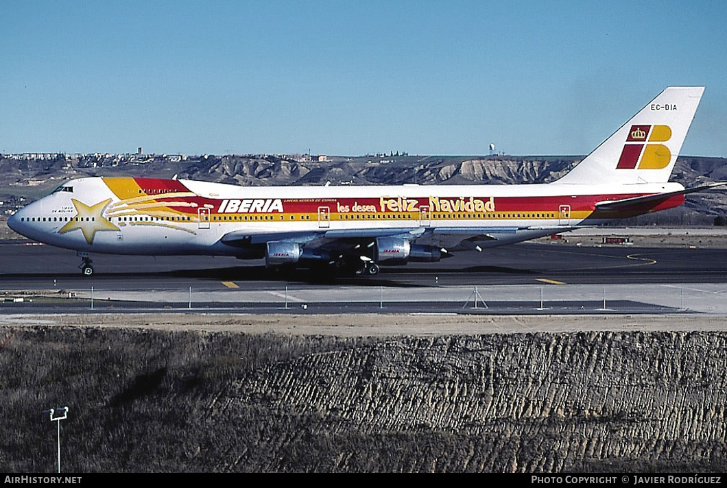 Aircraft Photo of EC-DIA | Boeing 747-256B | Iberia | AirHistory.net #779681