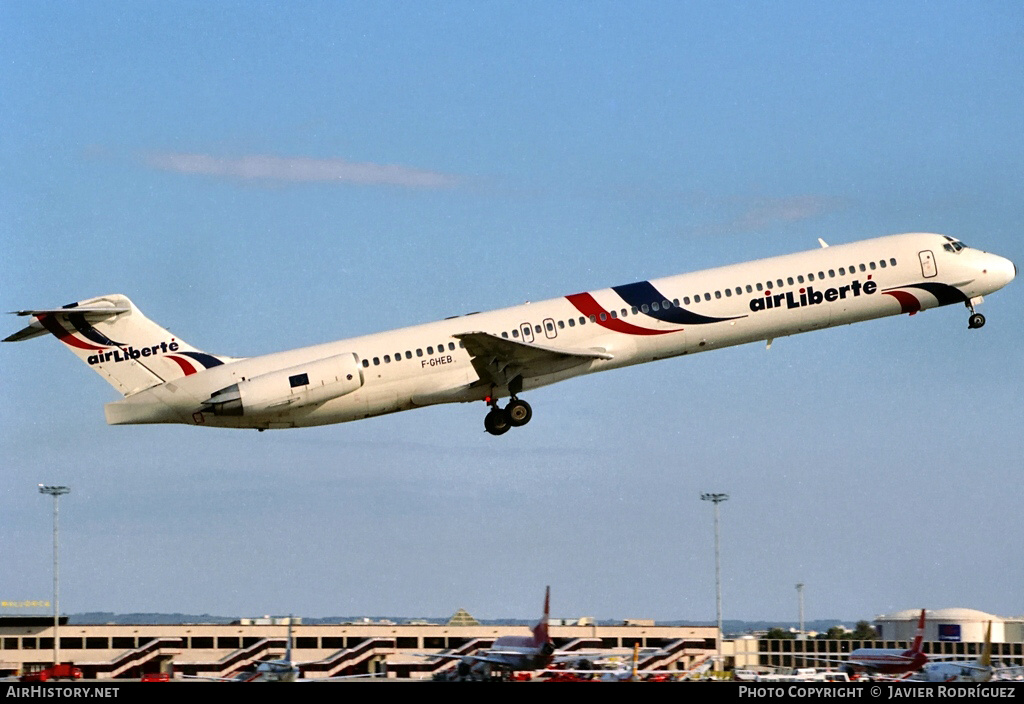 Aircraft Photo of F-GHEB | McDonnell Douglas MD-83 (DC-9-83) | Air Liberté | AirHistory.net #779688