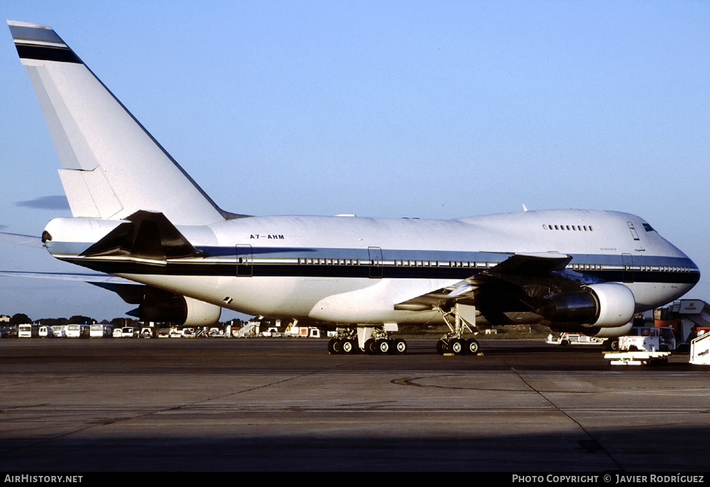 Aircraft Photo of A7-AHM | Boeing 747SP-27 | Qatar Amiri Flight | AirHistory.net #779693