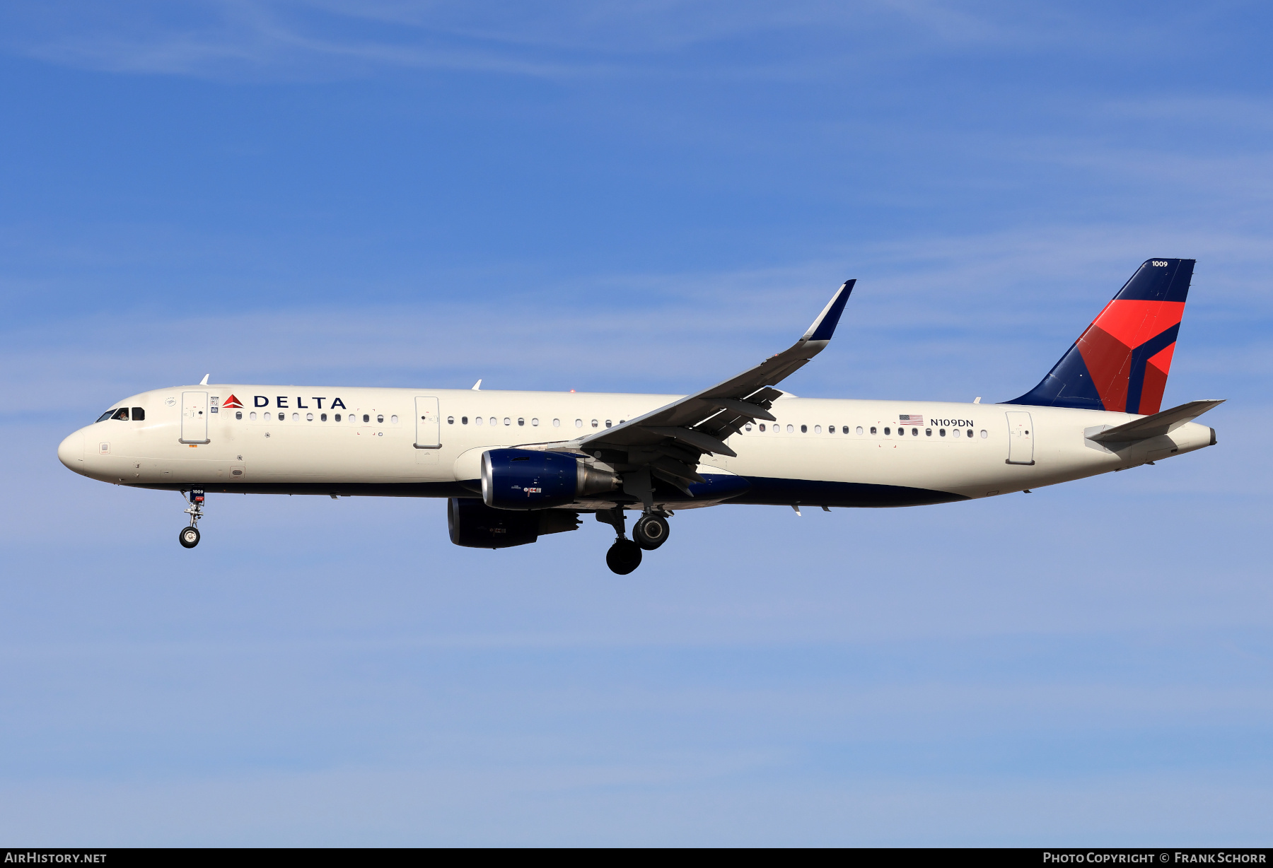Aircraft Photo of N109DN | Airbus A321-211 | Delta Air Lines | AirHistory.net #779719
