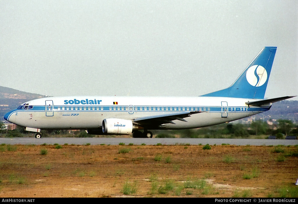 Aircraft Photo of OO-SBZ | Boeing 737-329 | Sobelair | AirHistory.net #779727