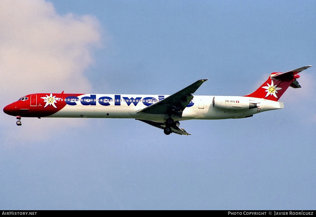 Aircraft Photo of HB-IKN | McDonnell Douglas MD-83 (DC-9-83) | Edelweiss Air | AirHistory.net #779748