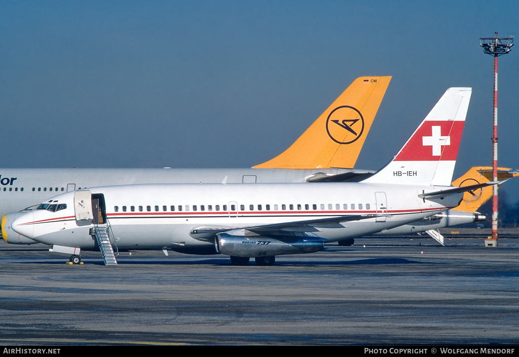Aircraft Photo of HB-IEH | Boeing 737-2V6/Adv | Petrolair | AirHistory.net #779776