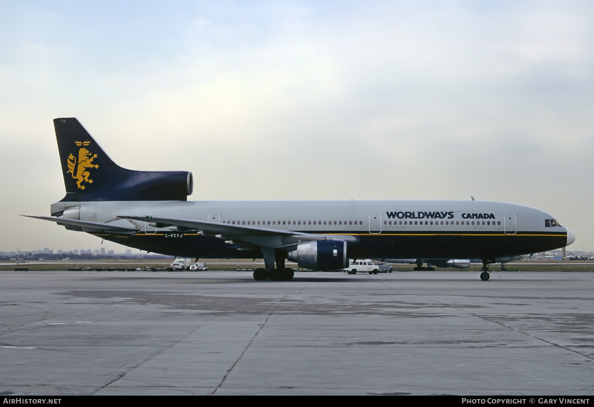Aircraft Photo of C-FCXJ | Lockheed L-1011-385-1 TriStar 1 | Worldways Canada | AirHistory.net #779806