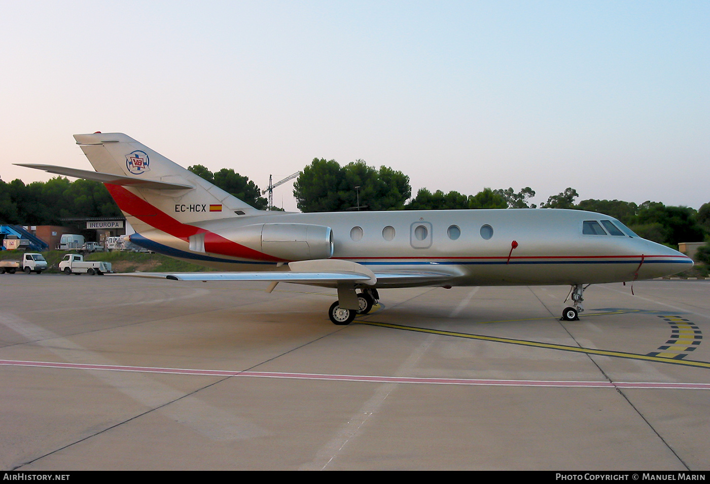 Aircraft Photo of EC-HCX | Dassault Falcon 20D | Audeli Aircompany | AirHistory.net #779892