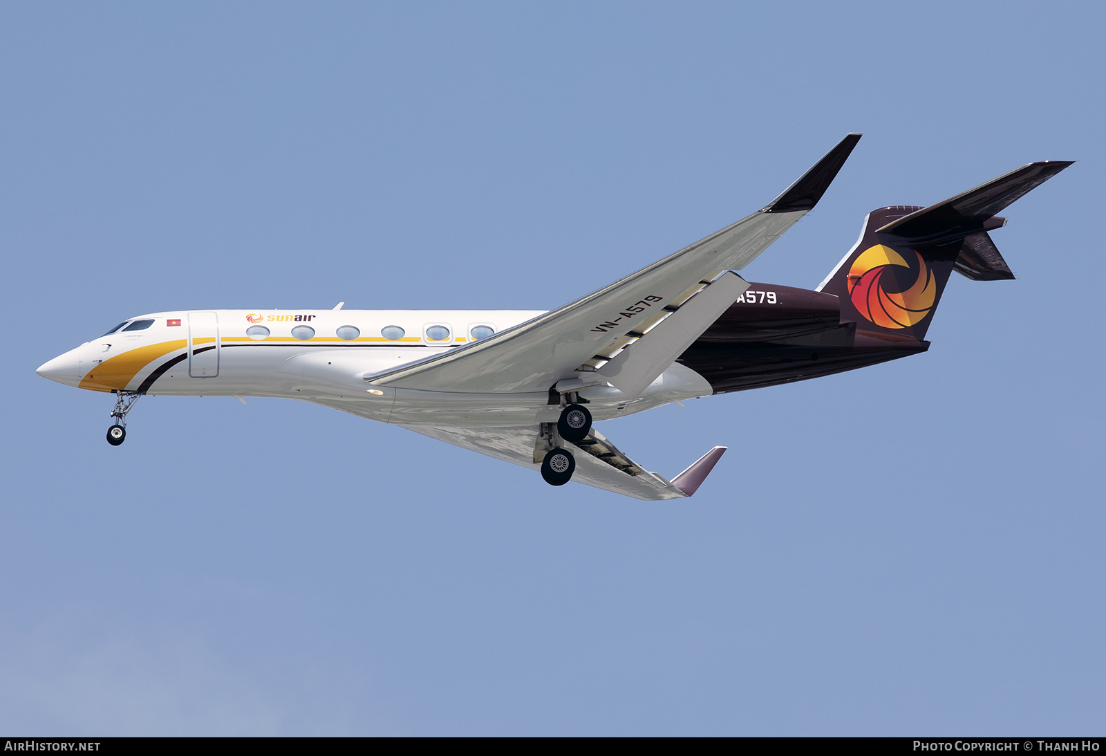 Aircraft Photo of VN-A579 | Gulfstream Aerospace G650ER (G-VI) | Sun Air | AirHistory.net #779905