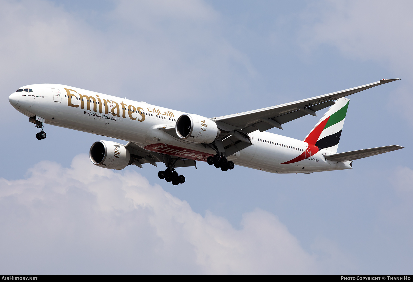 Aircraft Photo of A6-ENP | Boeing 777-31H/ER | Emirates | AirHistory.net #779906