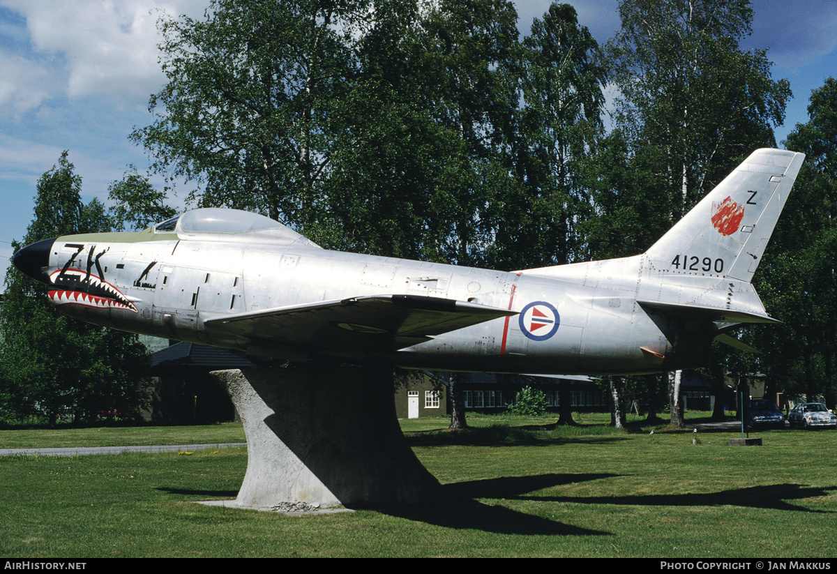 Aircraft Photo of 41290 | North American F-86K Sabre | Norway - Air Force | AirHistory.net #779944