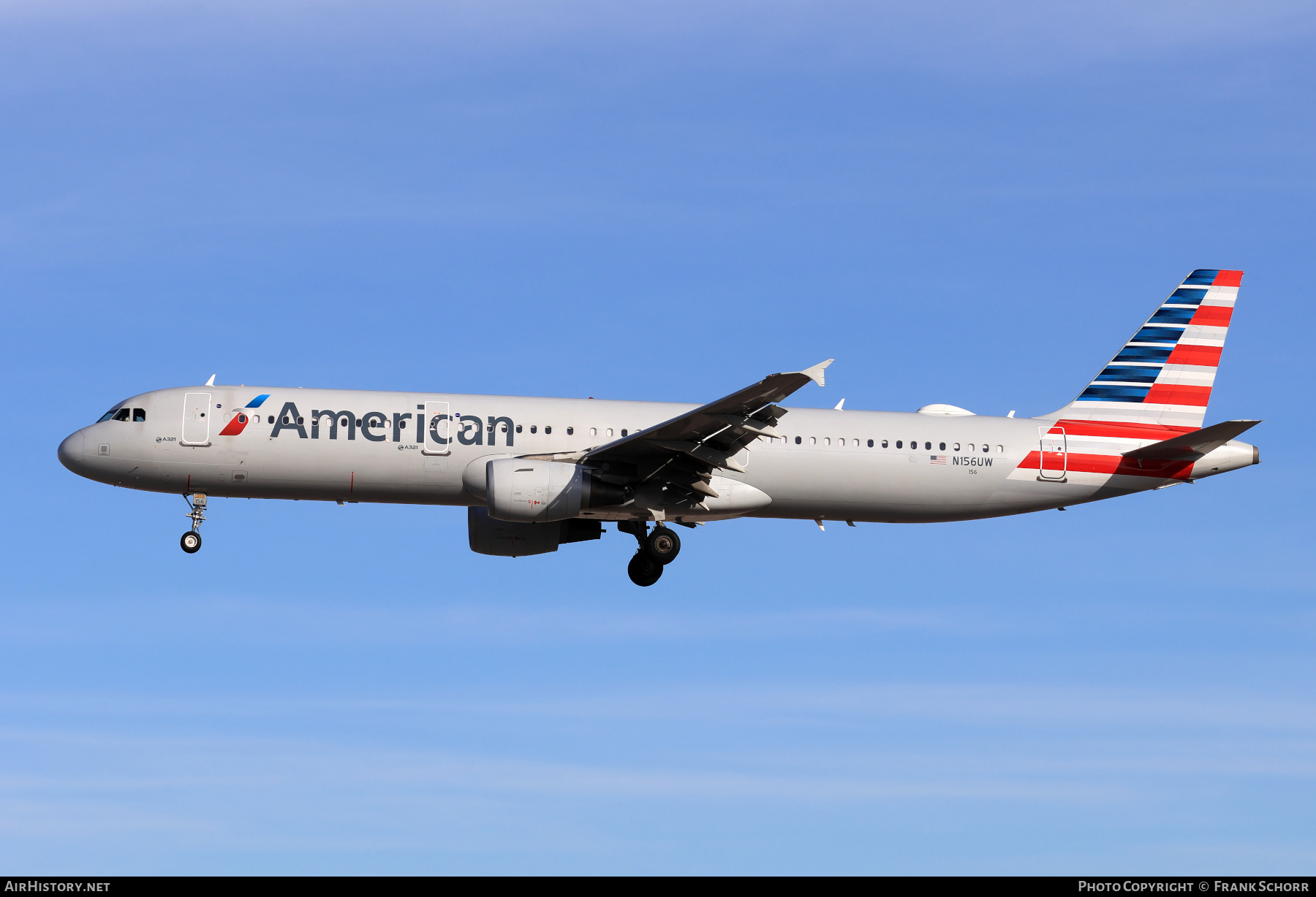 Aircraft Photo of N156UW | Airbus A321-211 | American Airlines | AirHistory.net #779999