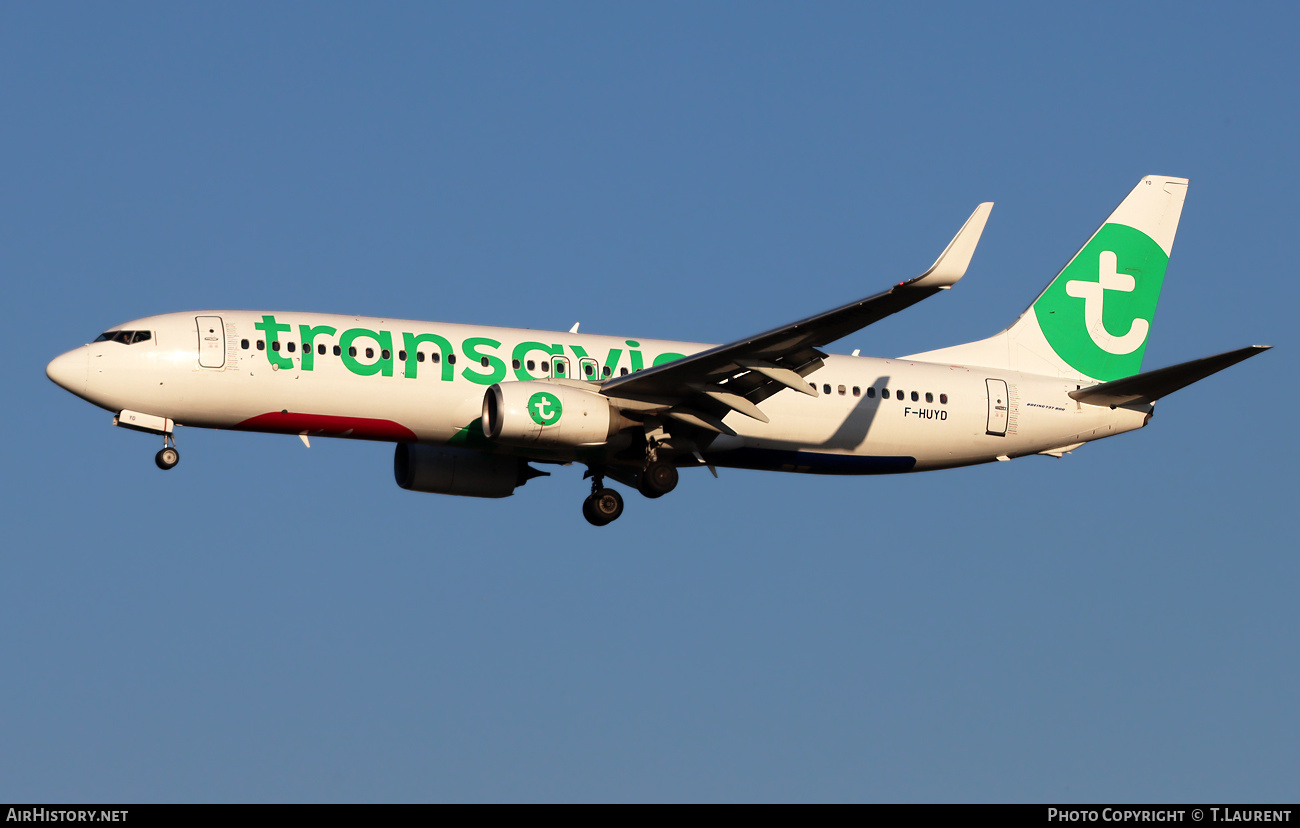 Aircraft Photo of F-HUYD | Boeing 737-8JP | Transavia | AirHistory.net #780005