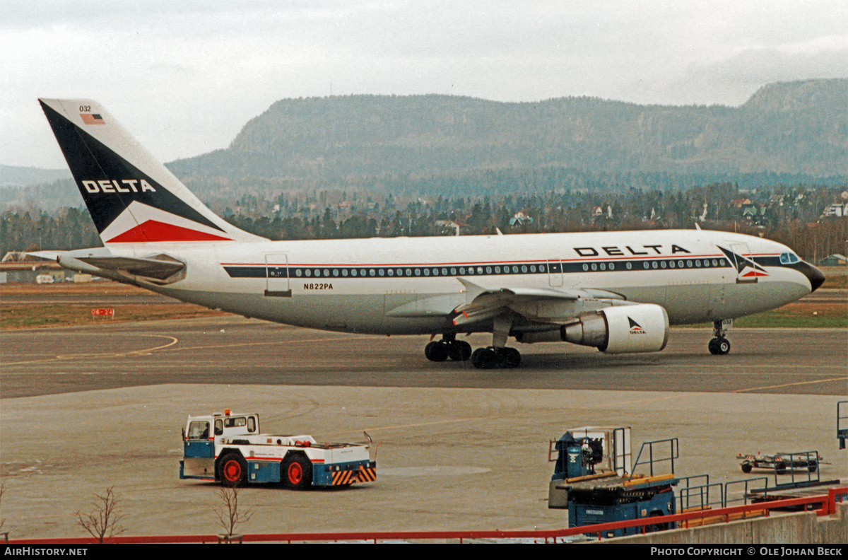 Aircraft Photo of N822PA | Airbus A310-324 | Delta Air Lines | AirHistory.net #780014