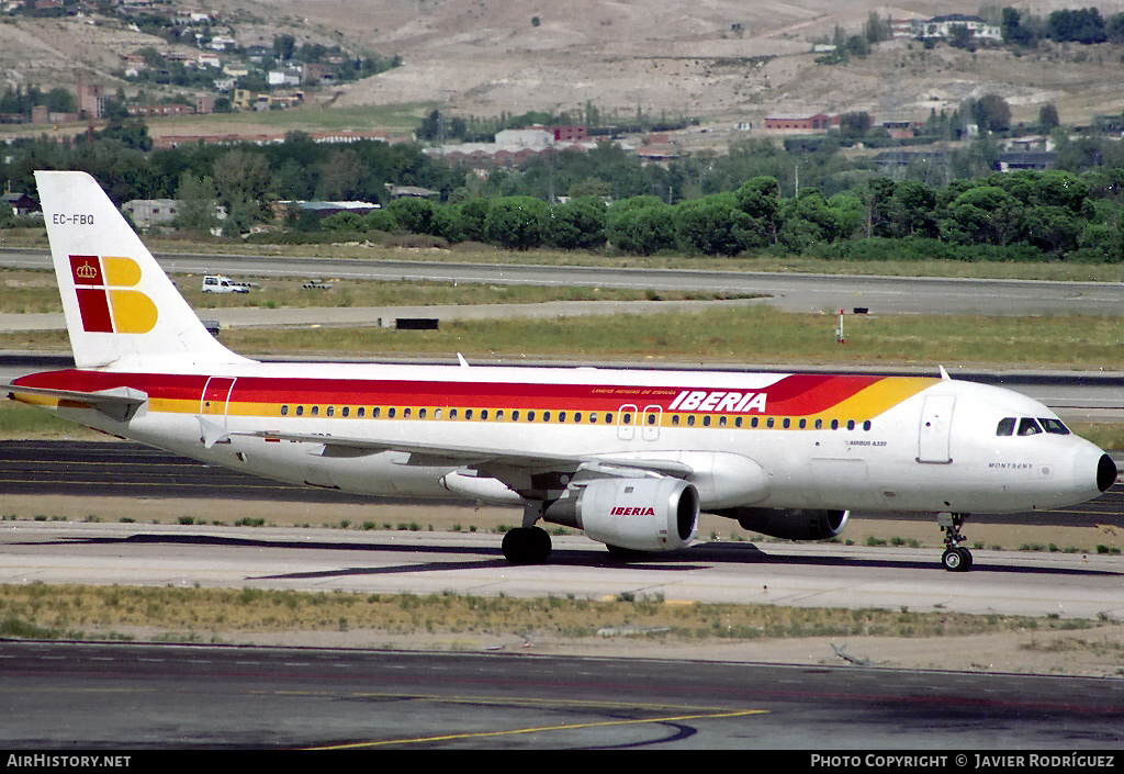 Aircraft Photo of EC-FBQ | Airbus A320-211 | Iberia | AirHistory.net #780043