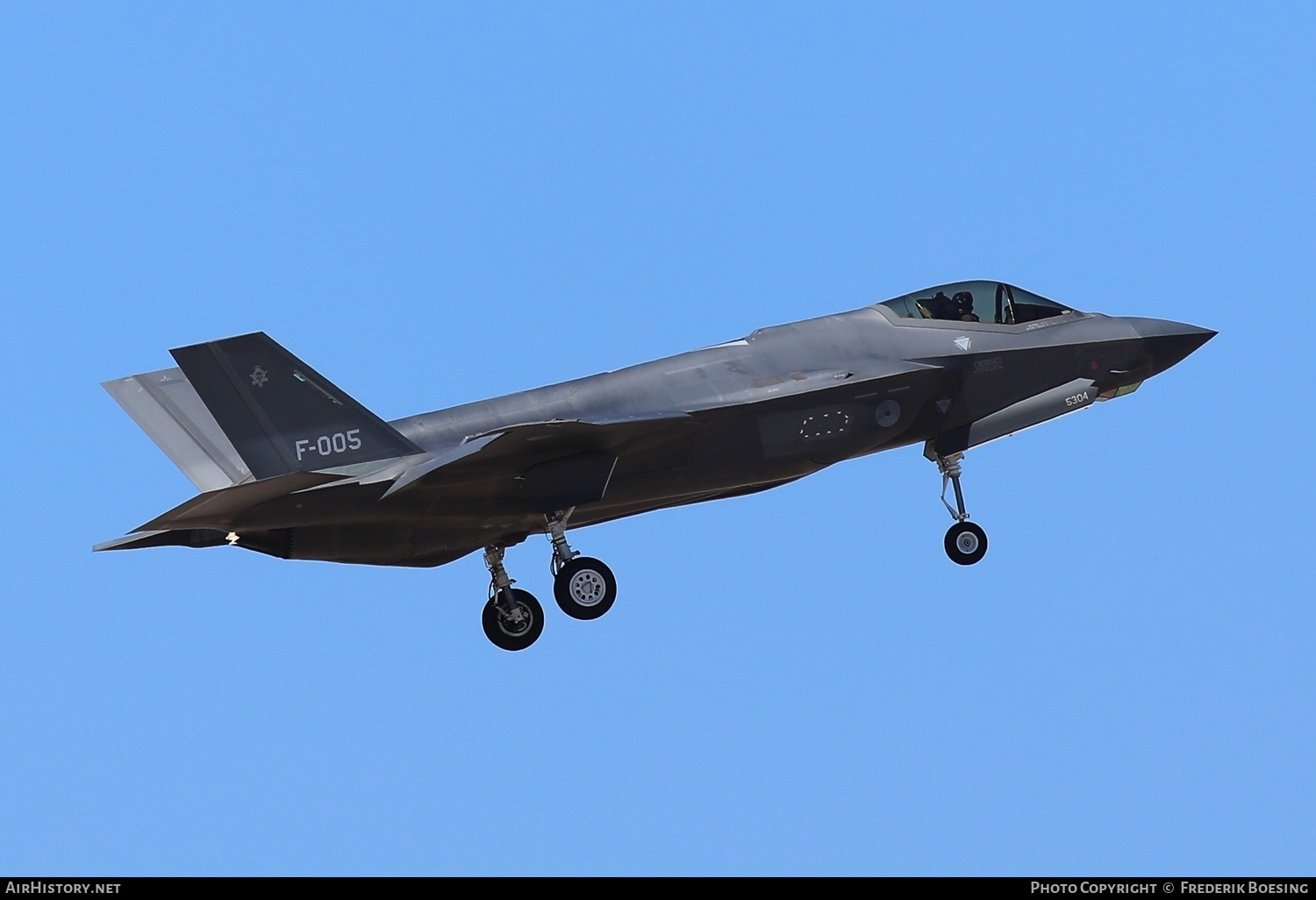 Aircraft Photo of F-005 | Lockheed Martin F-35A Lightning II | Netherlands - Air Force | AirHistory.net #780055