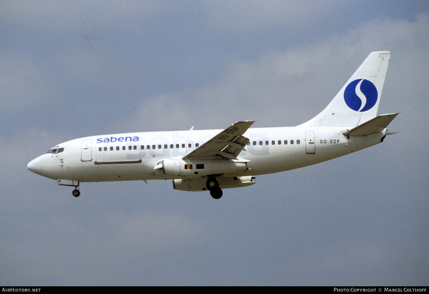 Aircraft Photo of OO-SDP | Boeing 737-229C/Adv | Sabena | AirHistory.net #780098