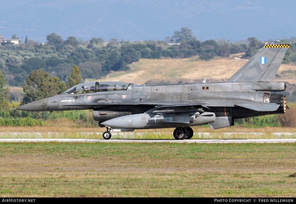 Aircraft Photo of 610 | General Dynamics F-16D Fighting Falcon | Greece - Air Force | AirHistory.net #780108