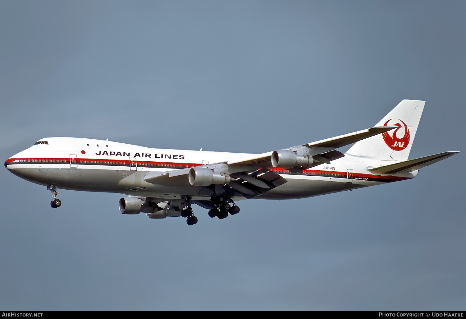 Aircraft Photo of JA8105 | Boeing 747-246B | Japan Air Lines - JAL | AirHistory.net #780113