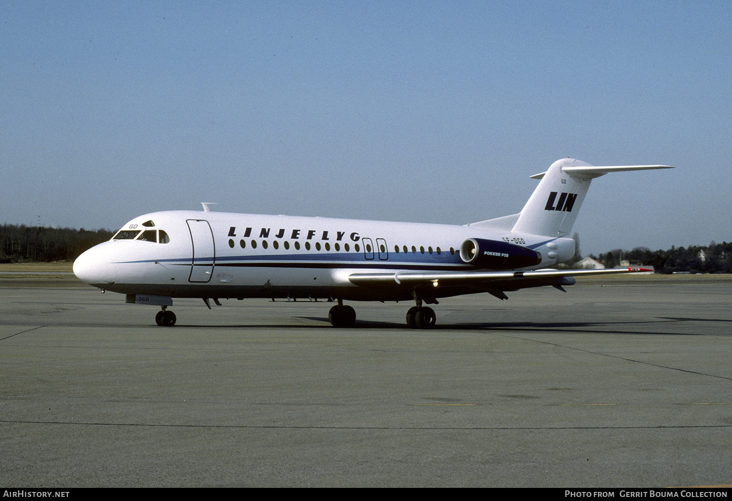 Aircraft Photo of SE-DGD | Fokker F28-4000 Fellowship | Linjeflyg | AirHistory.net #780117